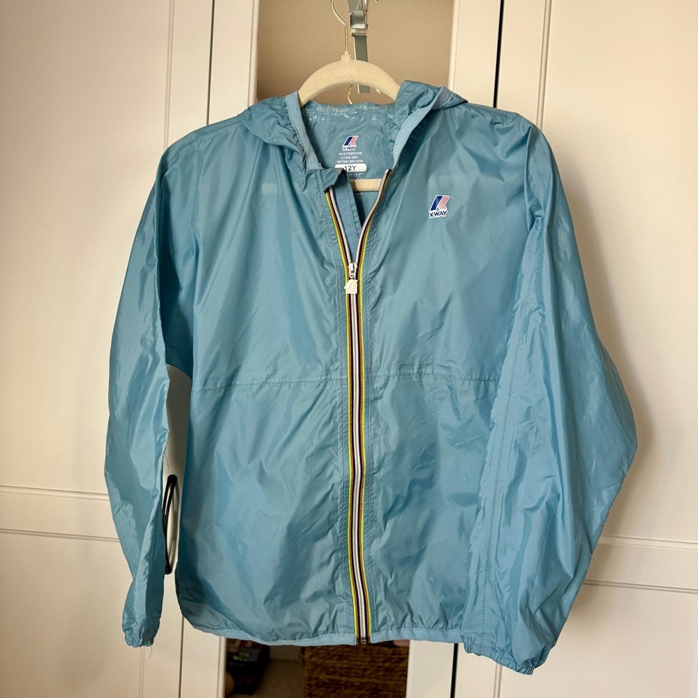 K-Way Original Kids Unisex Rain Jacket, size 12Y